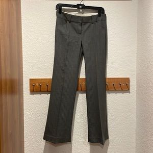 Theory gray stripe dress pants. Size 0. 28.5” inseam.